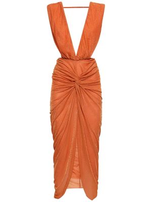 Μίντι φόρεμα από ζέρσεϋ Baobab πορτοκαλί