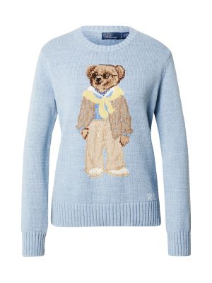 Relaxed fit megztinis Polo Ralph Lauren mėlyna