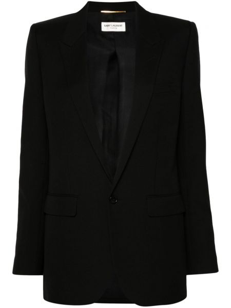 Uld blazer Saint Laurent sort