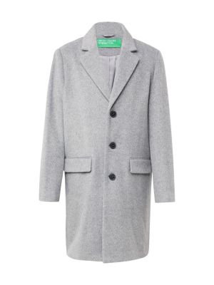 Krátký kabát United Colors Of Benetton sivá