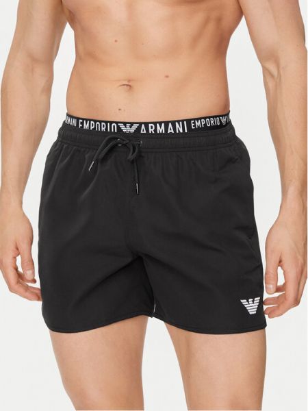 Pantaloni scurți Emporio Armani Underwear negru