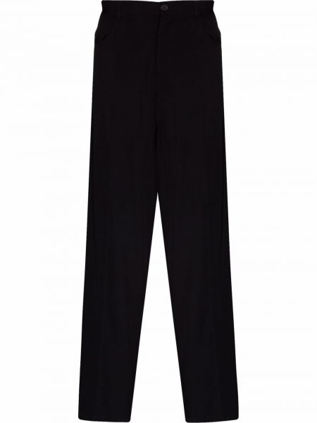 Bavlněné kalhoty Balenciaga černé