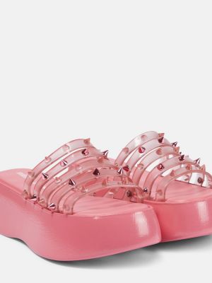 Slides con platform Jean Paul Gaultier rosa