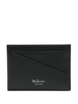 Kožená peněženka Mulberry černá