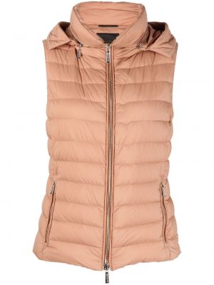 Hette zip vest Moorer rosa