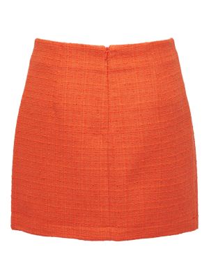 Φούστα mini Only πορτοκαλί