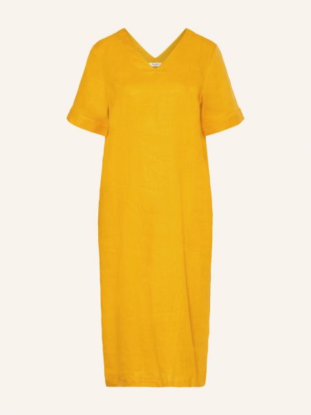 Lněné šaty Maerz Muenchen žluté
