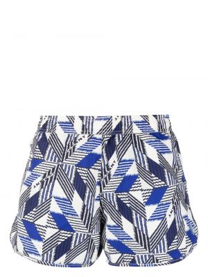 Pantaloni scurți cu imagine cu imprimeu geometric Marant