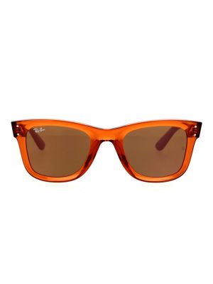 Okulary przeciwsłoneczne Ray-ban pomarańczowe