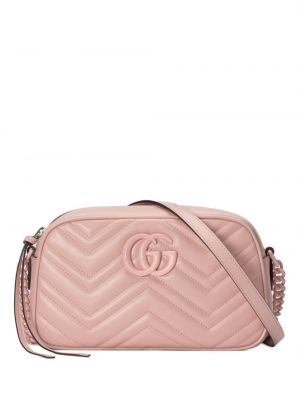 Crossbody torbica Gucci ružičasta