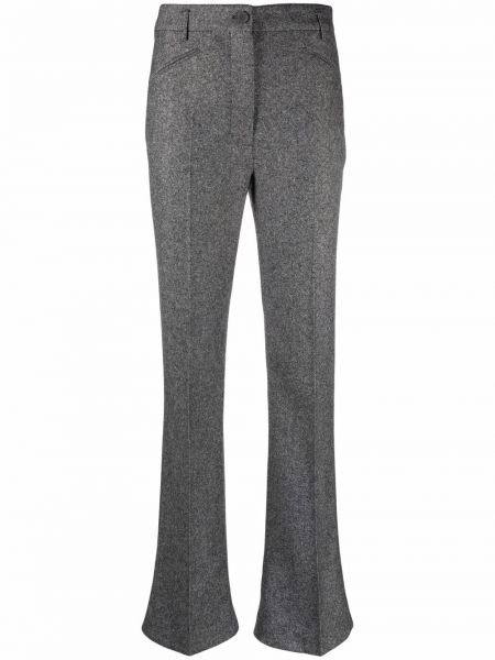 Pantalones de cintura alta Acne Studios gris