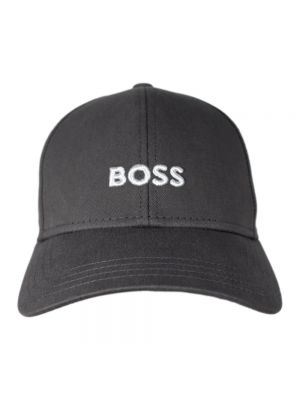 Cappello con visiera ricamato Hugo Boss grigio