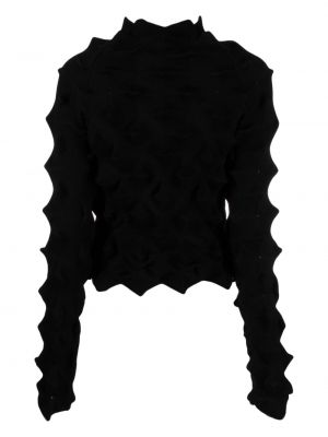 Dzianinowy sweter Chet Lo czarny