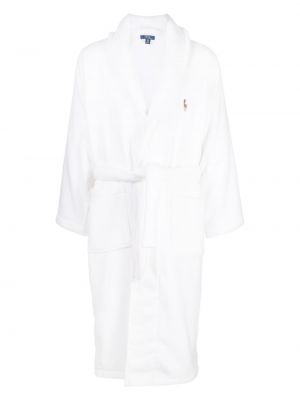 Халат бродиран Polo Ralph Lauren бяло