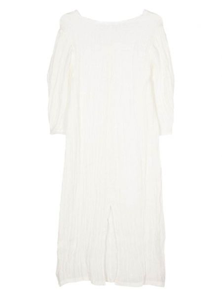 Lněné šaty By Malene Birger bílé