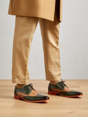 Туфли на шнуровке Melvin & Hamilton оранжевые