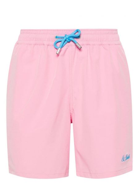 Shorts mit stickerei Mc2 Saint Barth pink