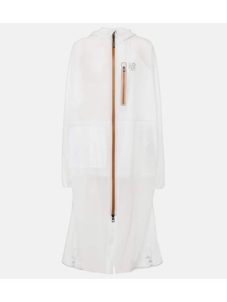 Długi płaszcz Loewe biały