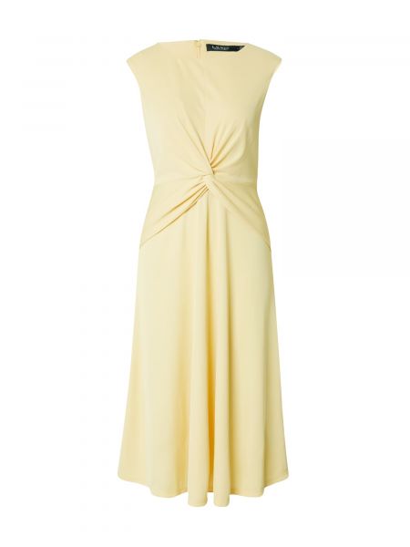 Koktel haljina Lauren Ralph Lauren žuta
