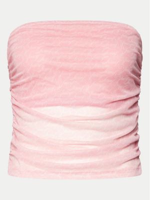 Marškinėliai slim fit Juicy Couture rožinė