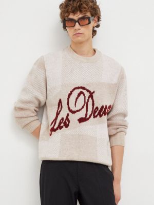 Vlněný svetr Les Deux béžový