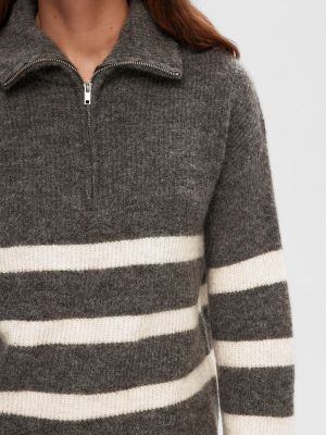Pullover Selected Femme grigio