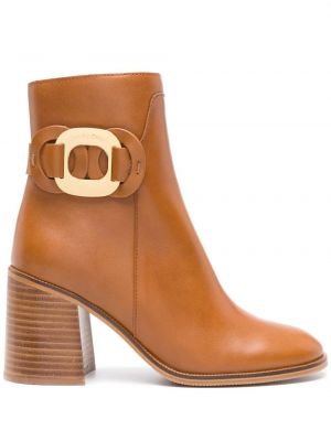Ankle boots See By Chloé braun