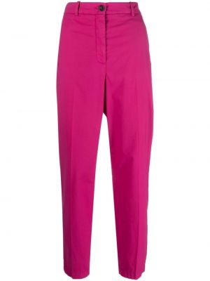 Pantaloni din bumbac Incotex roz
