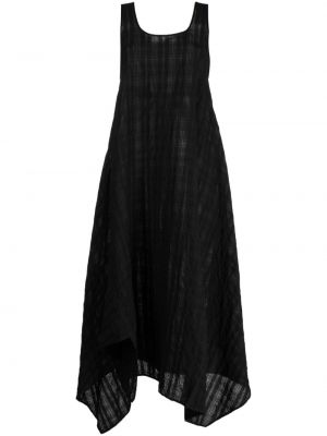 Lniana sukienka bez rękawów Forme D’expression czarna