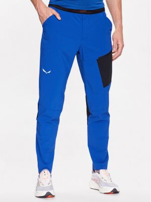 Pantaloni Salewa albastru
