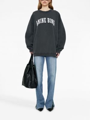 Bluza bawełniana Anine Bing szara