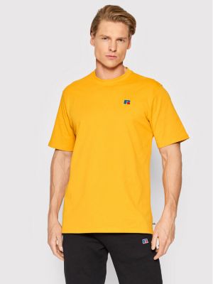 Voľné priliehavé športové tričko Russell Athletic oranžová