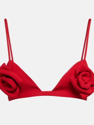 Sutien cu model floral Valentino roșu