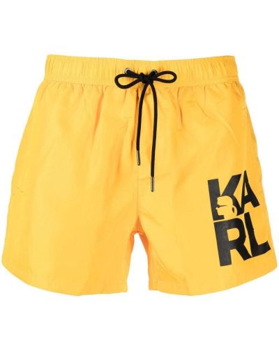 Shorts Karl Lagerfeld, giallo
