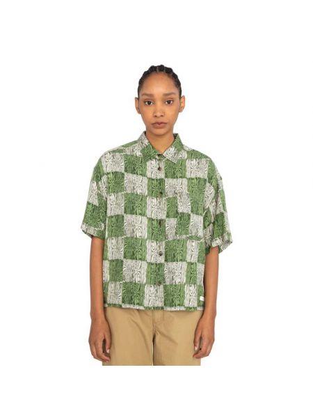 Рубашка с коротким рукавом Element зеленая