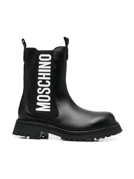 Chelsea boots Moschino noir