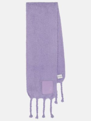 Mohérový šál Loewe fialová