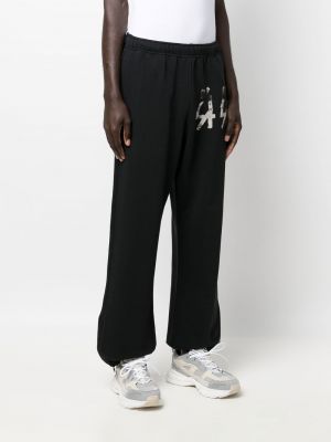 Sportovní kalhoty s potiskem 44 Label Group černé