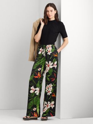 Pantalones de flores bootcut Lauren Ralph Lauren