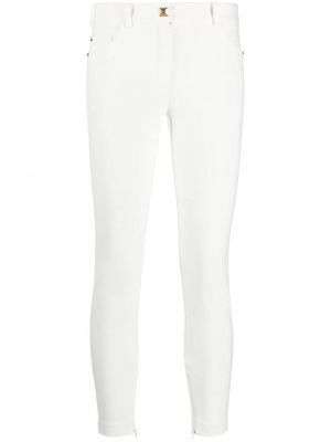 Skinny nadrágok Elisabetta Franchi - fehér