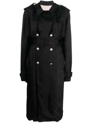 Jacquard trenchcoat Koché svart