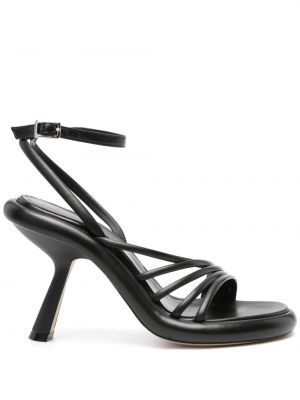 Kožené sandále Vic Matié čierna
