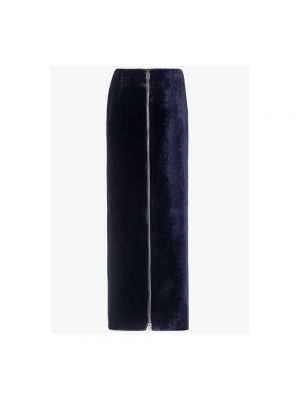Falda larga ajustada Fendi azul