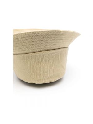 Sombrero de algodón Maison Kitsuné beige