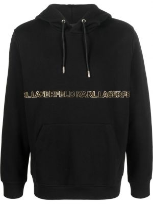 Hoodie Karl Lagerfeld svart