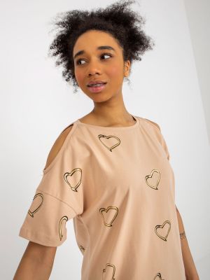 Bluza s printom s uzorkom srca Fashionhunters