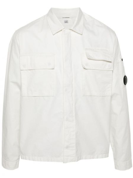 Marškiniai su užtrauktuku C.p. Company balta