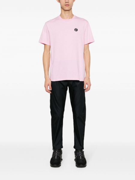 T-shirt avec applique Just Cavalli rose