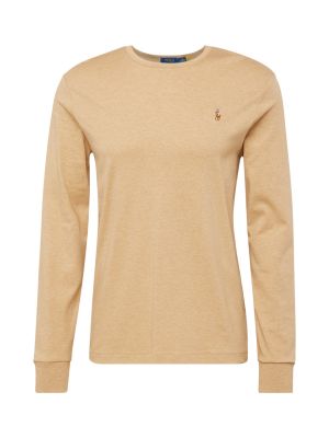 T-shirt a maniche lunghe Polo Ralph Lauren marrone