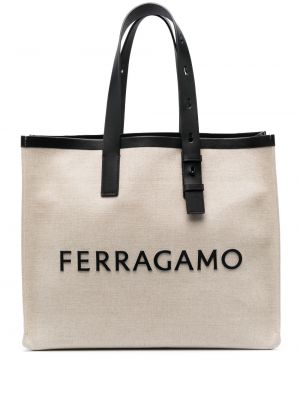 Kožená nákupná taška Ferragamo